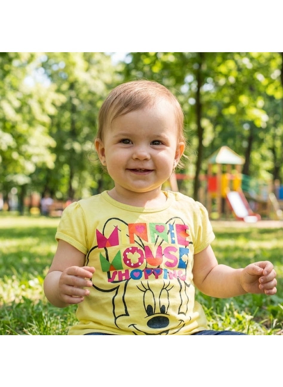 Baby Girl T-shirt100%cotton