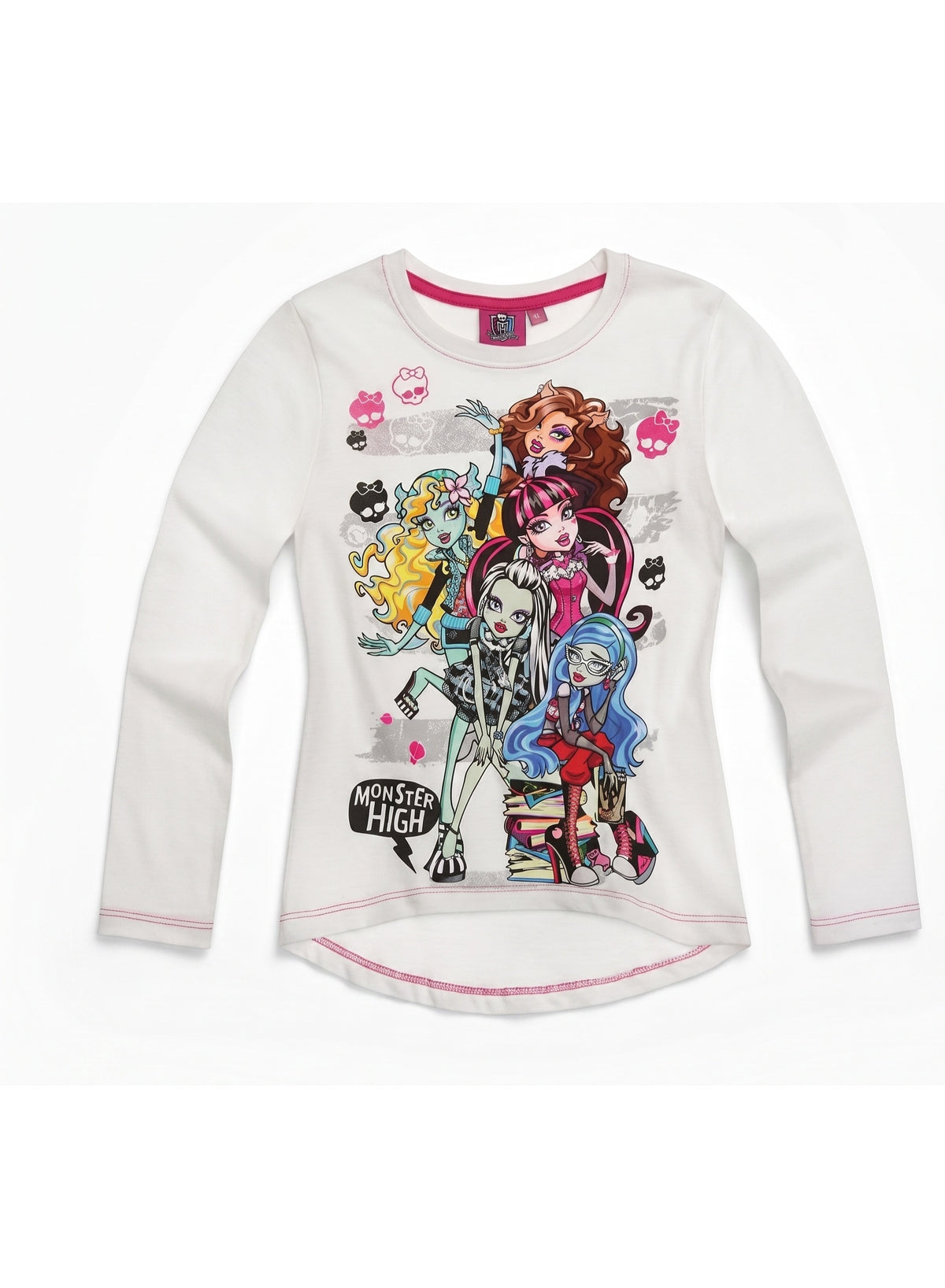 Monster High long sleeve T-shirt 100% cotton by kids tv