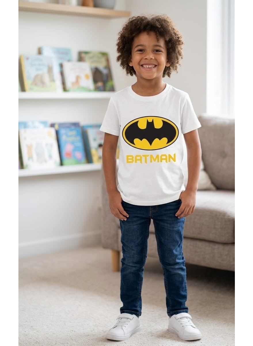 Batman Tshirt boys  100%  cotton BY KIDS TV