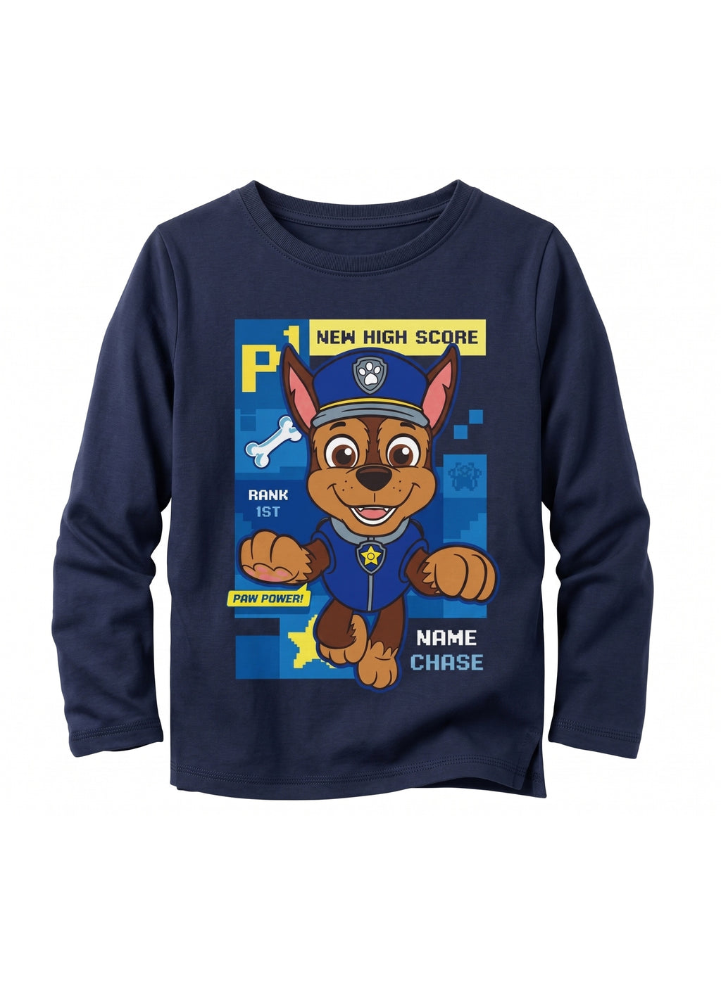 Paw Patrol Boys Long Sleeve T-shirt 100% Cotton by Kids TV