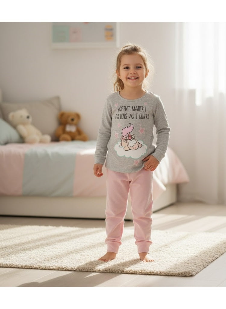 Pajama Long Sleeves Set by Kids TV100%cotton