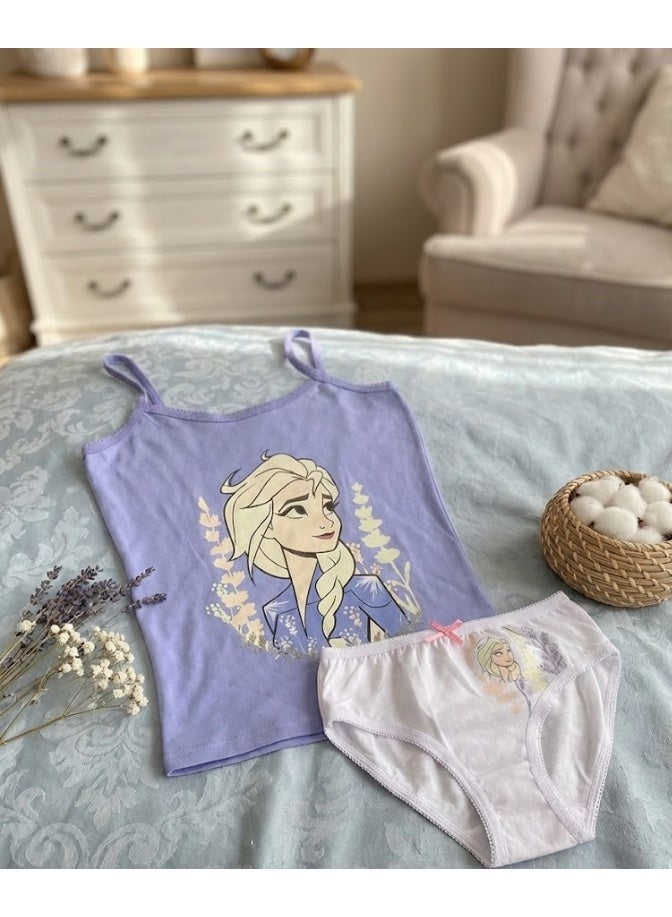 Disney Frozen Girls Underwear Set -2 Pieces 100%cotton