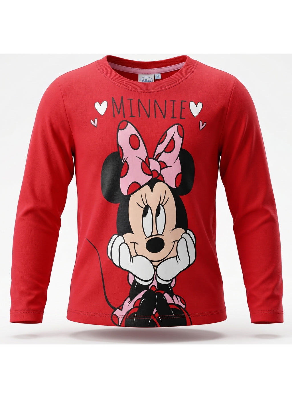 Disney Minnie Mouse long sleeve T-shirt 100% cotton by kidstv