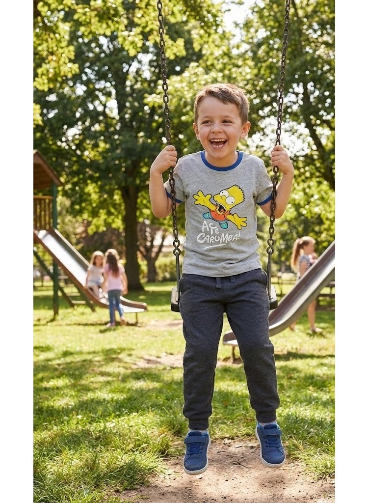 The Simpsons Boy T-Shirt100%cotton