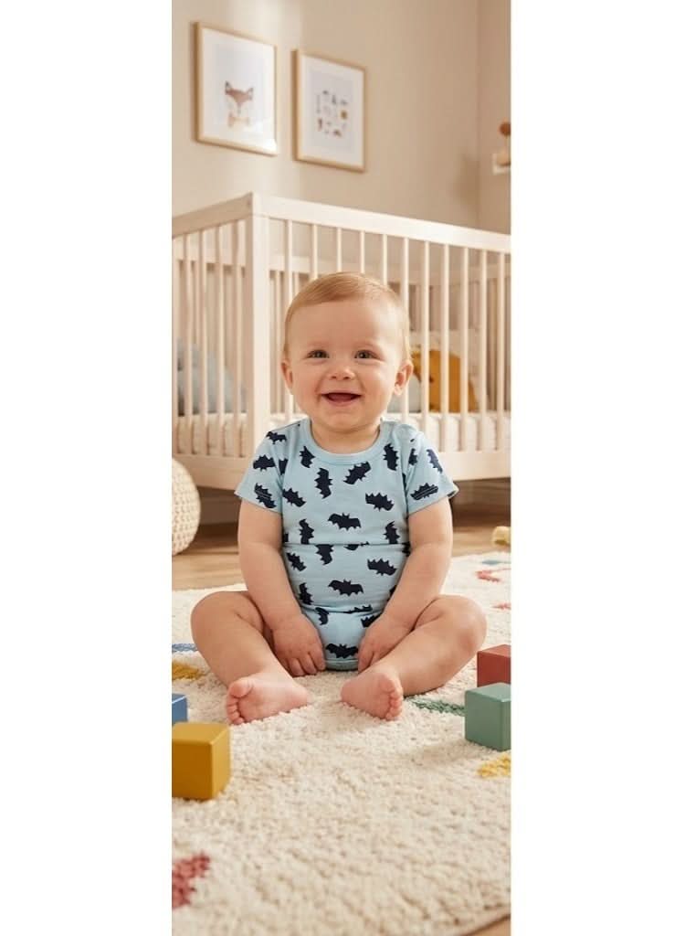 DC Batman Boy Body Baby 100% Cotton - photo 3 - KIDS Tv Egypt