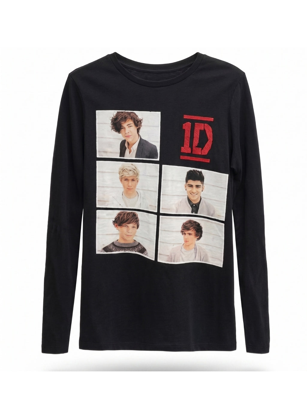 One direction long sleeve shirt 100% cotton by kids tv