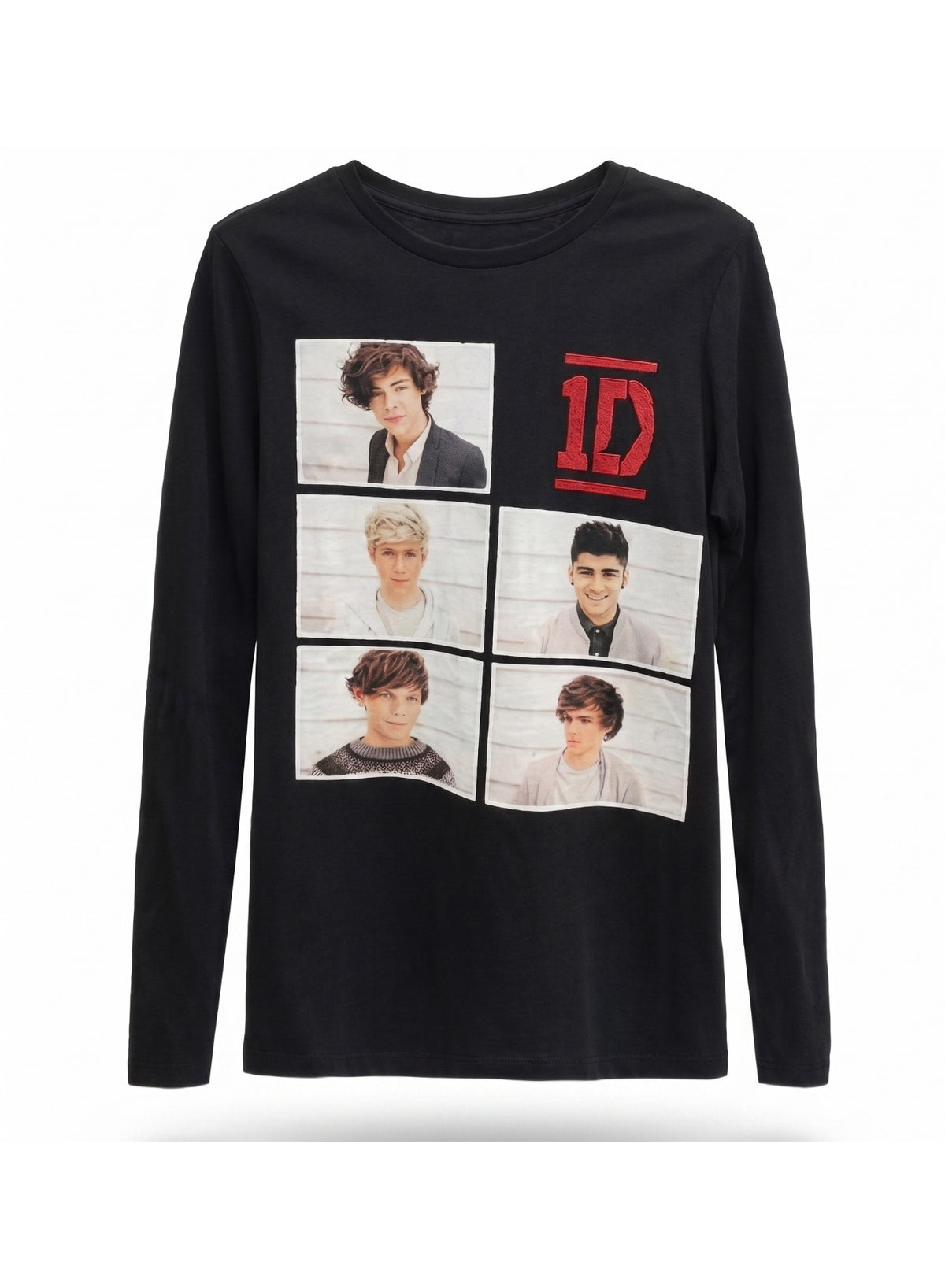 One direction long sleeve shirt 100% cotton by kids tv