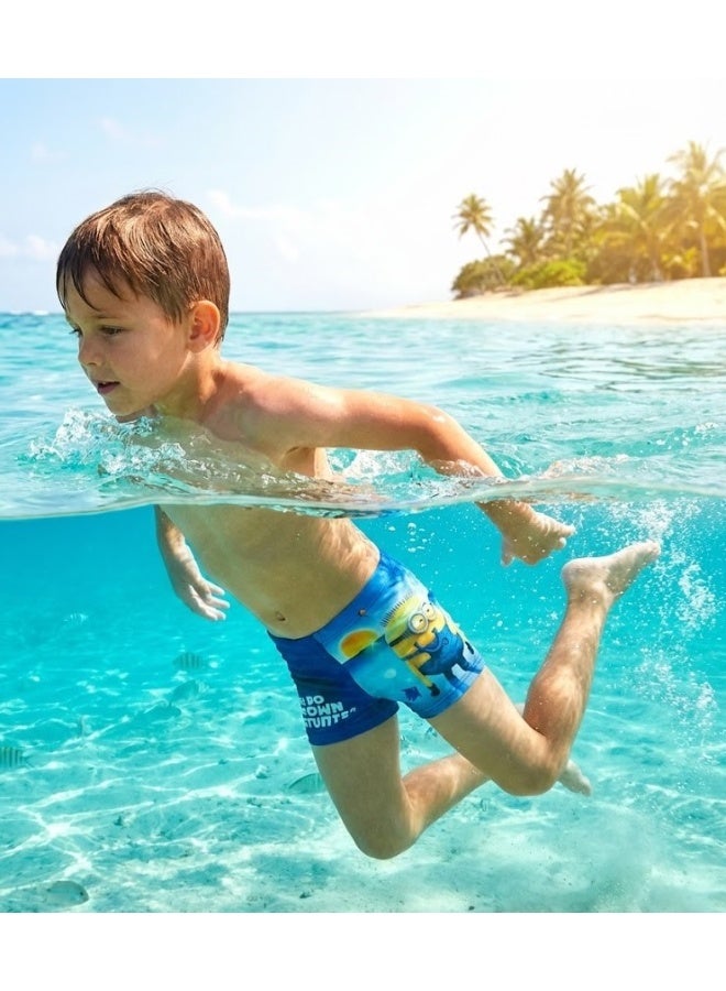Minions Boys Boxer Shorts Swimming Trunks