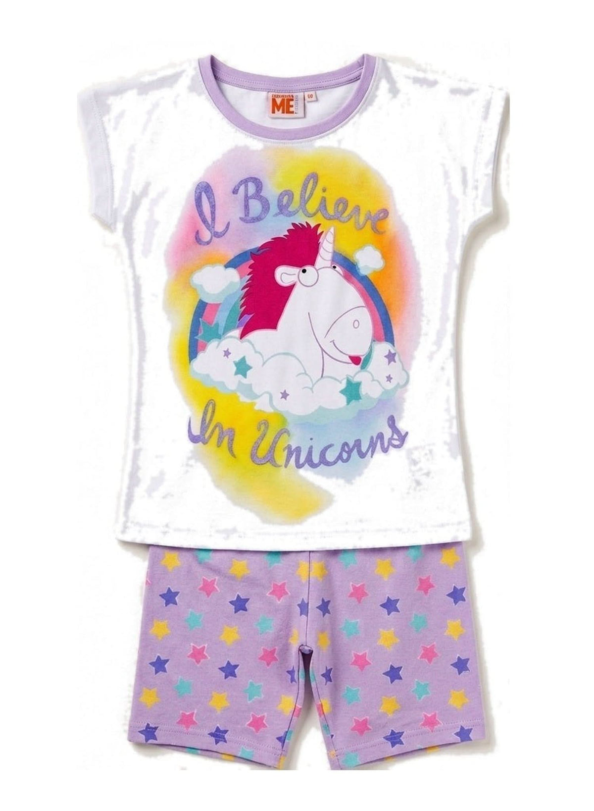 Minions Despicable Me Unicorn Short-Sleeve Pyjama — Girls