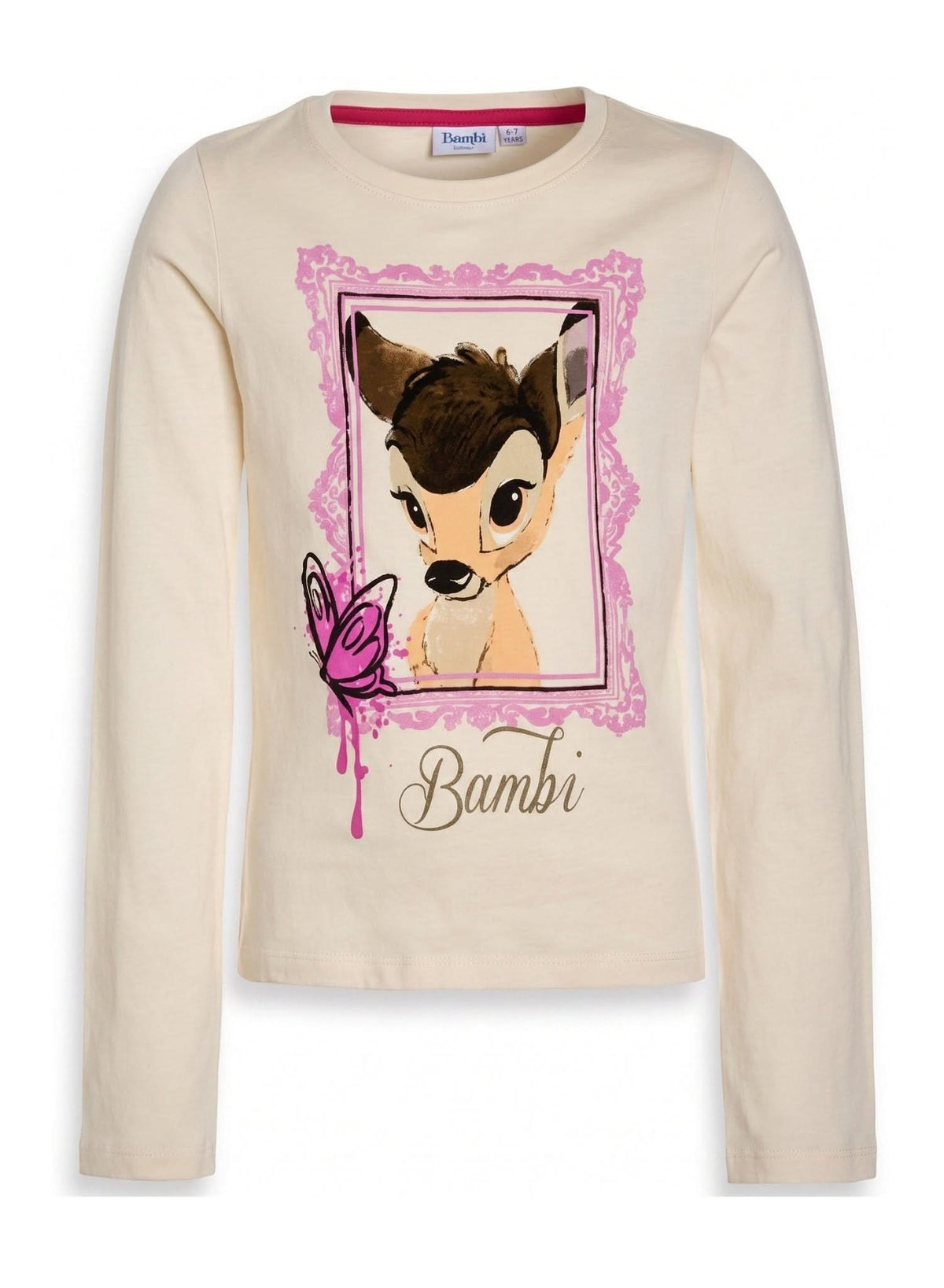 Disney Bambi Cream Long-Sleeve T-Shirt — Girls