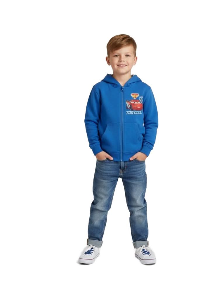 Disney Cars Sweatshirt with Hoodie for Boys 100% Cotton - photo 2 - KIDS Tv Egypt