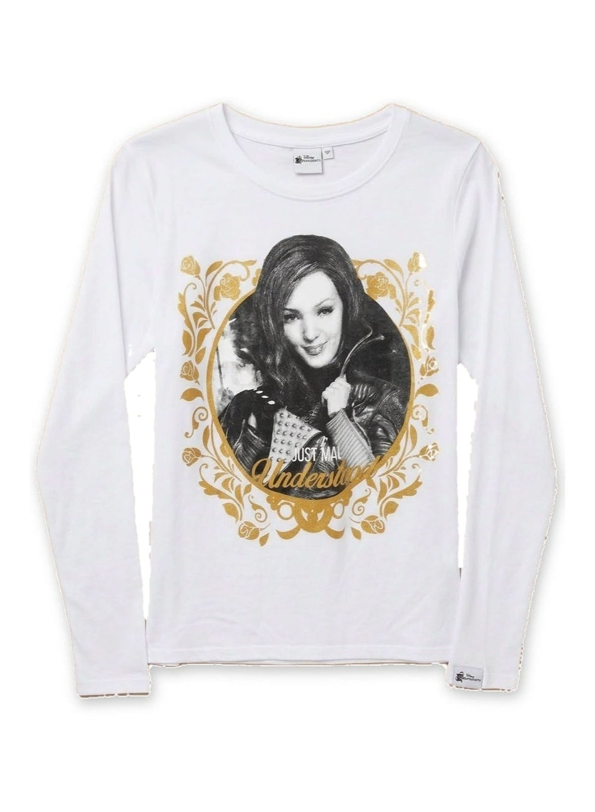Disney Descendants Gold Frame Long-Sleeve T-Shirt for Girls - front - KIDS Tv Egypt