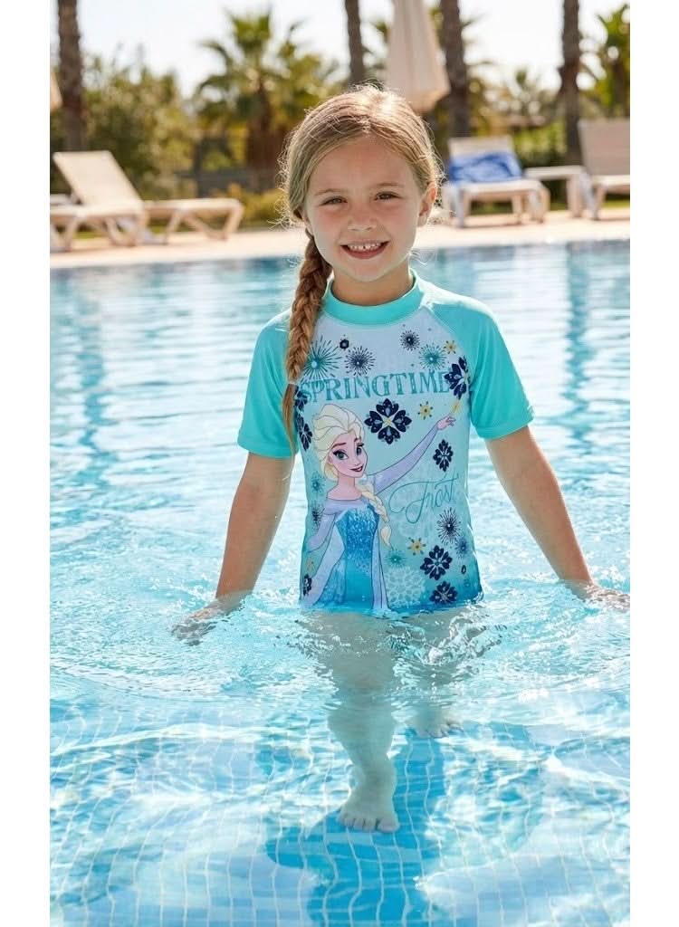 Disney Frozen Blue UV Swim T-Shirt for Girls - photo 2 - KIDS Tv Egypt