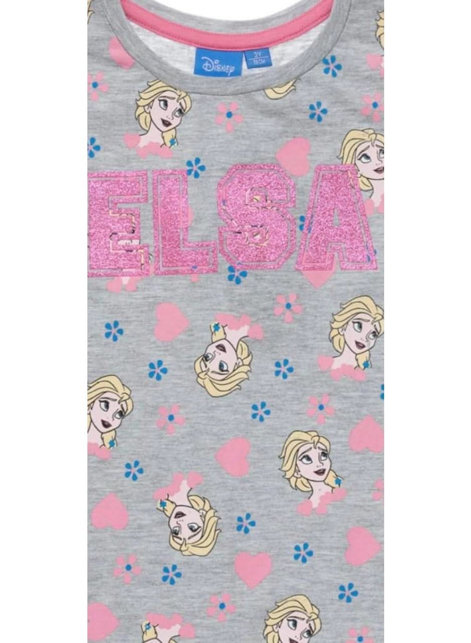 Disney Frozen Elsa Girls T-Shirt Short Sleeve 100% Cotton - photo 2 - KIDS Tv Egypt