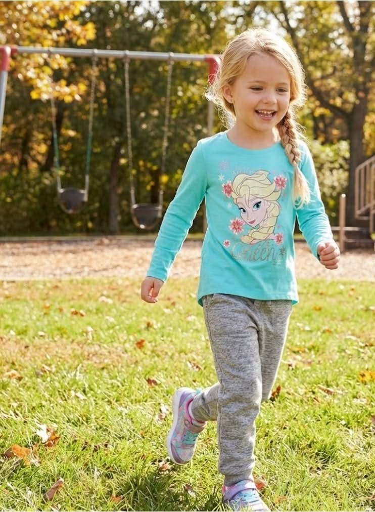 Disney Frozen Elsa Snow Queen Turquoise Long-Sleeve T-Shirt for Girls - photo 2 - KIDS Tv Egypt