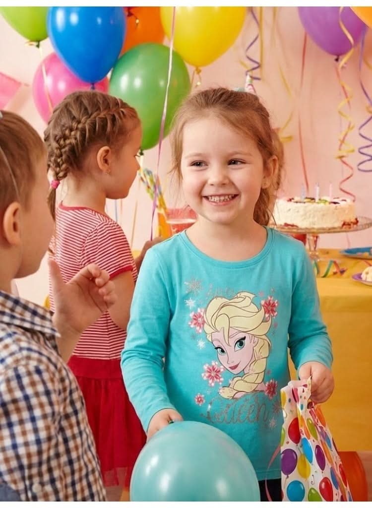 Disney Frozen Elsa Snow Queen Turquoise Long-Sleeve T-Shirt for Girls - photo 3 - KIDS Tv Egypt