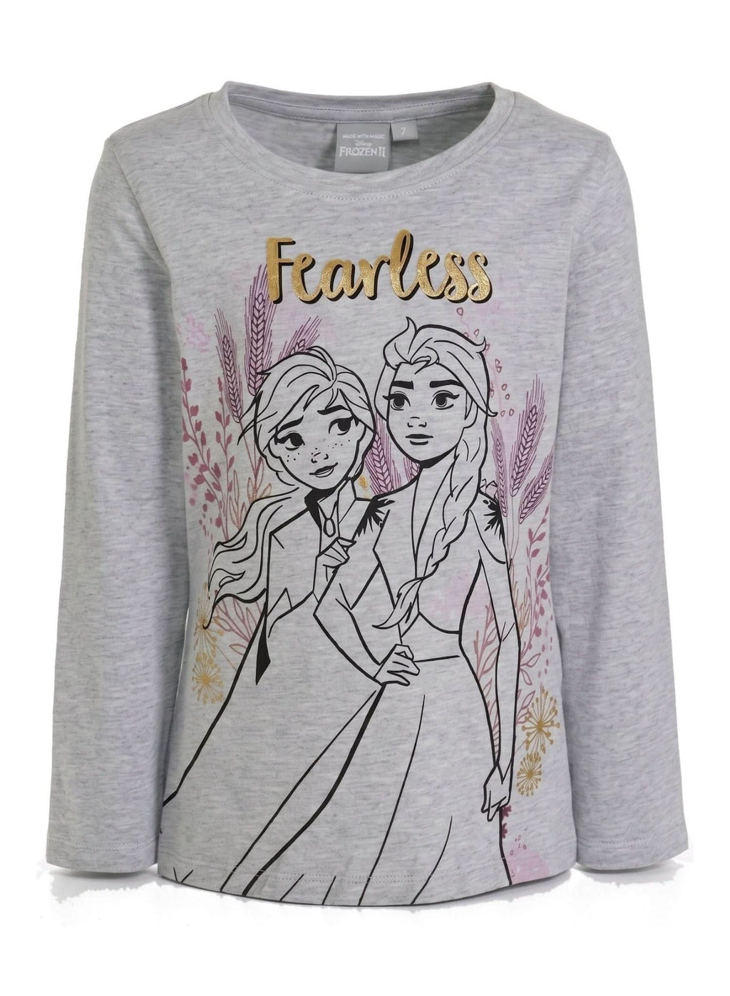 Disney Frozen "Fearless" Long-Sleeve T-Shirt — Girls