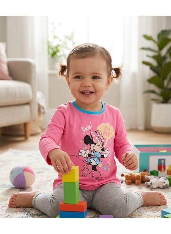 Disney Minnie Mouse & Daisy Pink Long-Sleeve T-Shirt for Girls - photo 3 - KIDS Tv Egypt