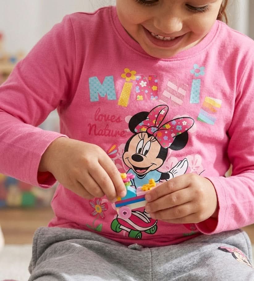 Disney Minnie Mouse Pink Long-Sleeve T-Shirt for Girls - photo 2 - KIDS Tv Egypt