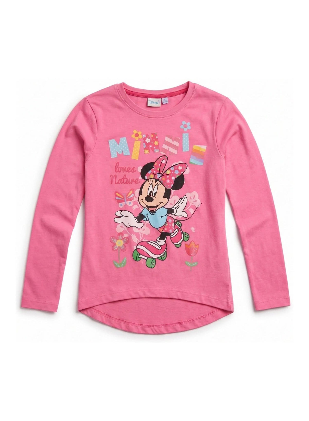 Disney Minnie Mouse Pink Long-Sleeve T-Shirt — Girls