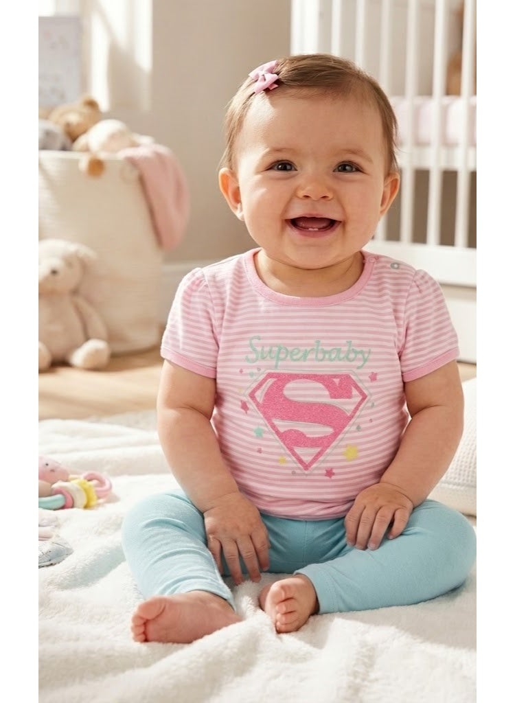 Super Girl Baby  T-shirt100%cotton