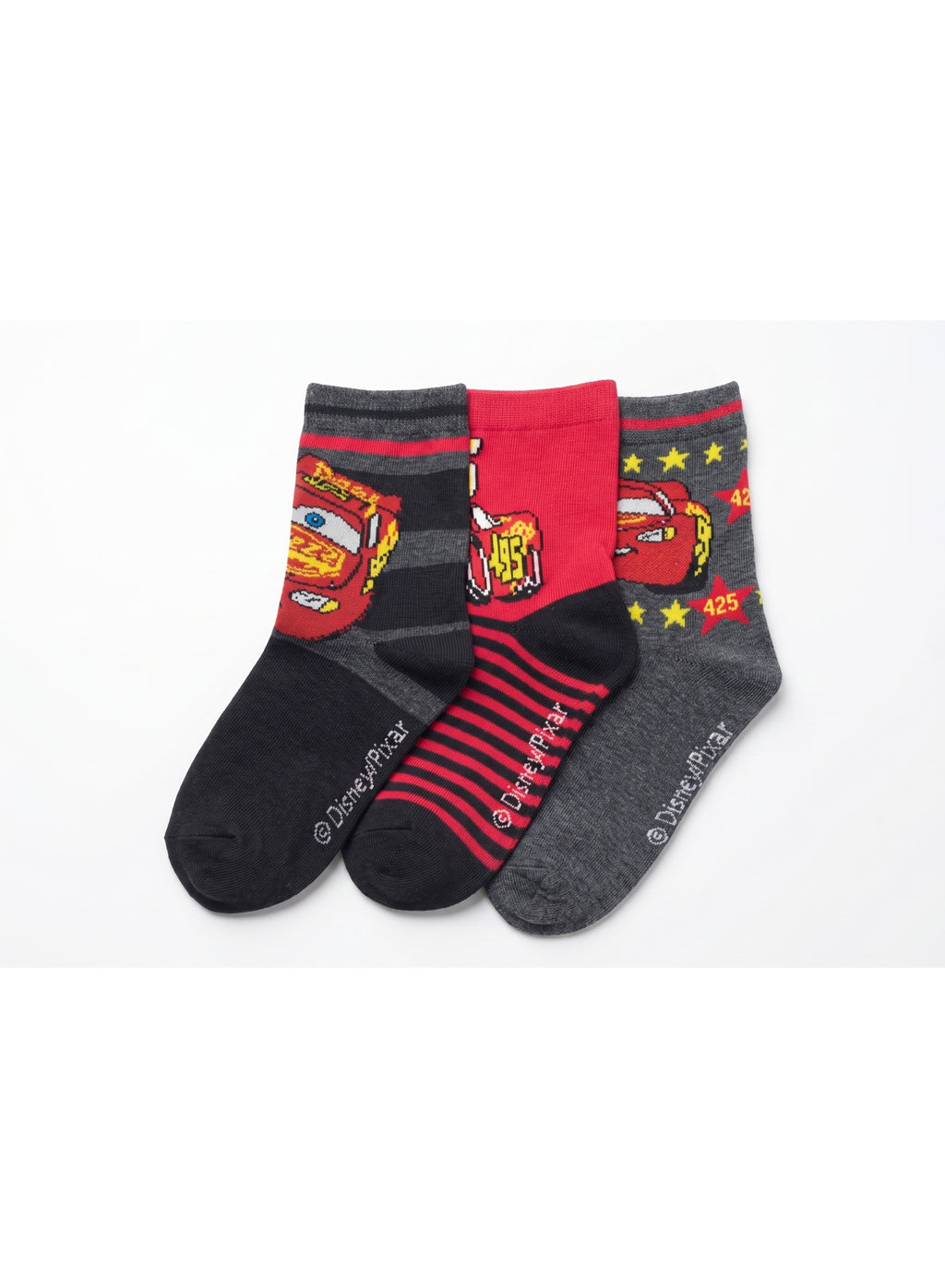 Disney Cars 3-pack of boys' socks. By Kids TV