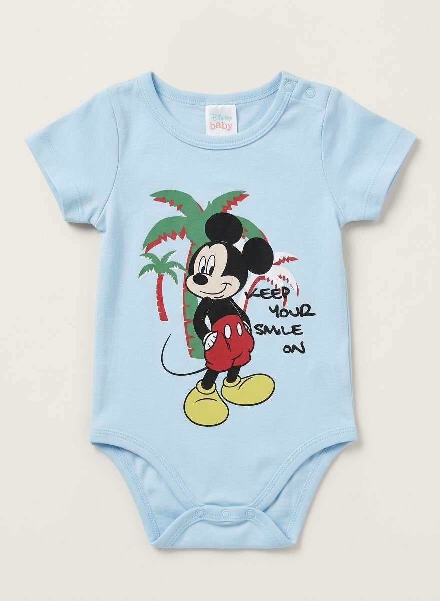 Disney Mickey Mouse Boys Body Baby 100% cotton