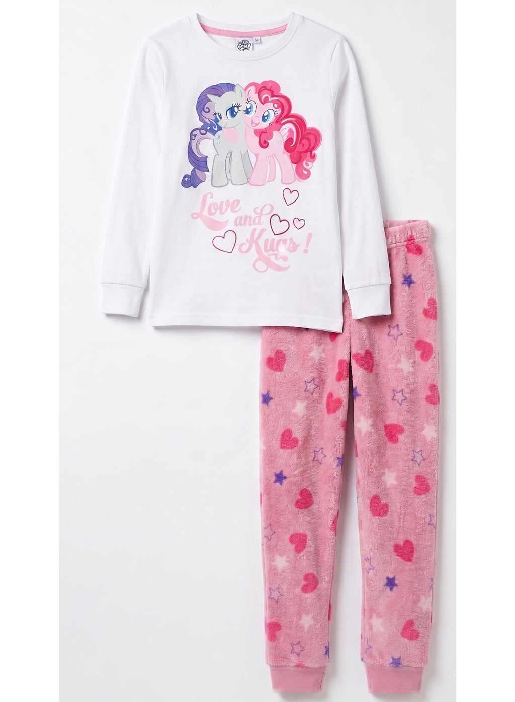 My little Pony girl's coral fleece pajamas set by Kids TV
