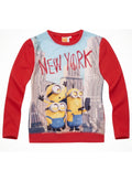 Minions' world sweatshirt for girls by kids TV100%cotton