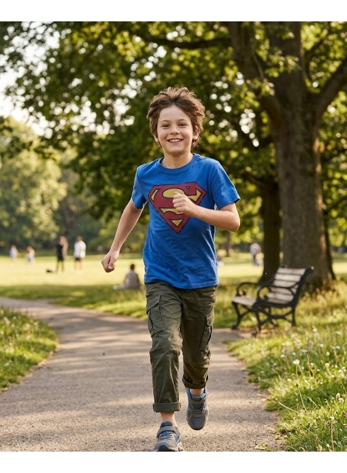 Superman Tshirt for boys   100 % cotton by kids tv
