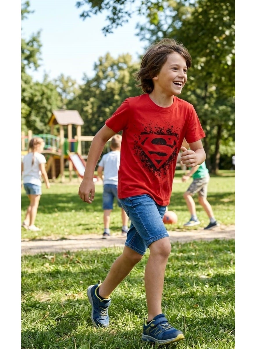 Superman Tshirt for boys   100 % cotton by kids tv