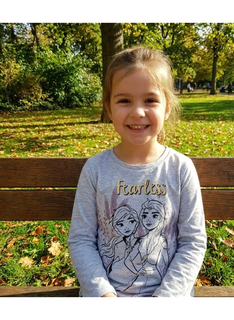 Disney FROZEN girl long sleeve t-shirt  by Kids TV100%cotton