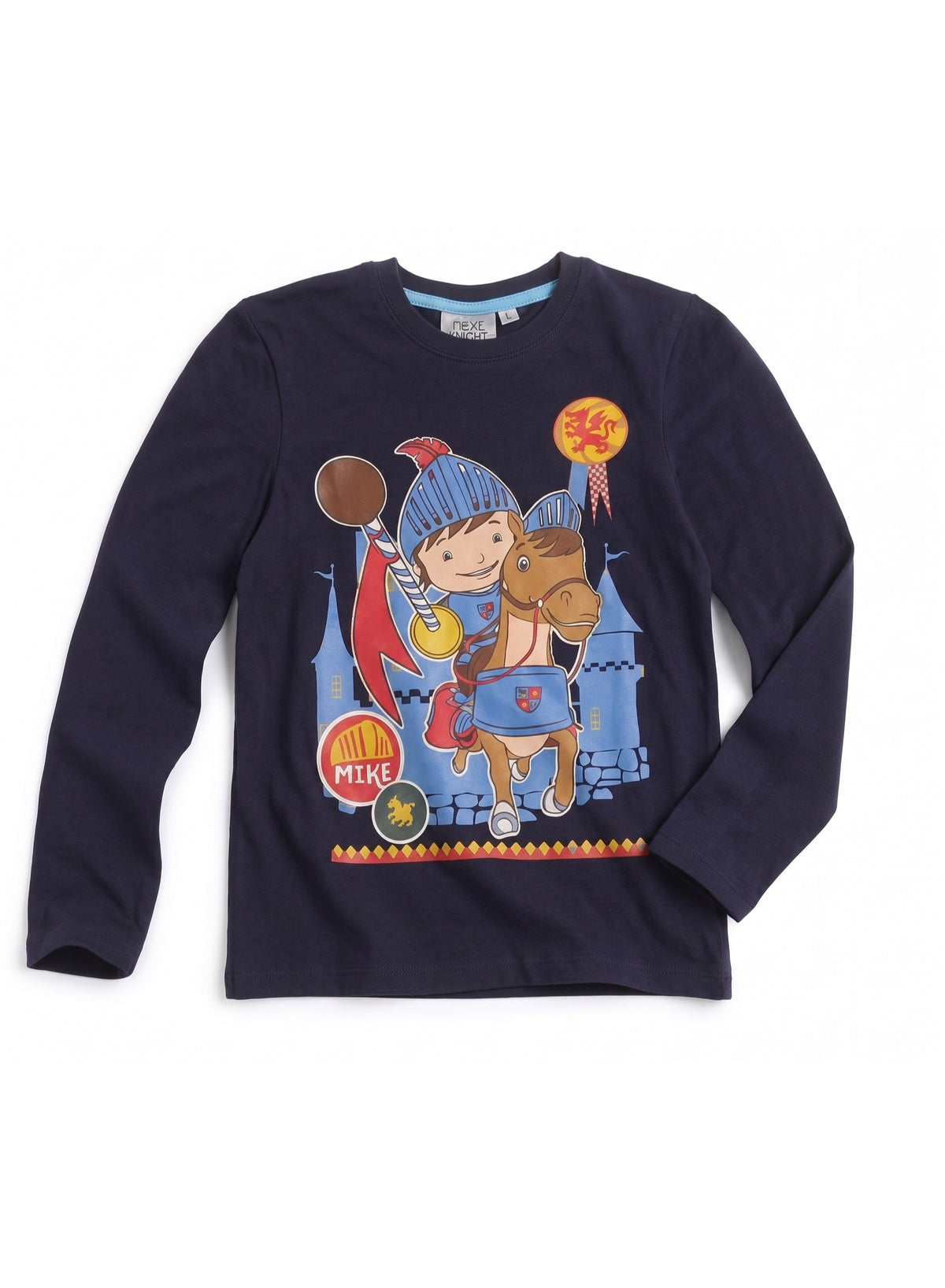 Little boy Mike the knight long sleeve shirt 100 % cotton by kids tv