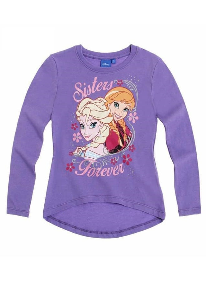 Disney Frozen Elsa long-sleeve T-shirt for girls by Kids TV100%cotton