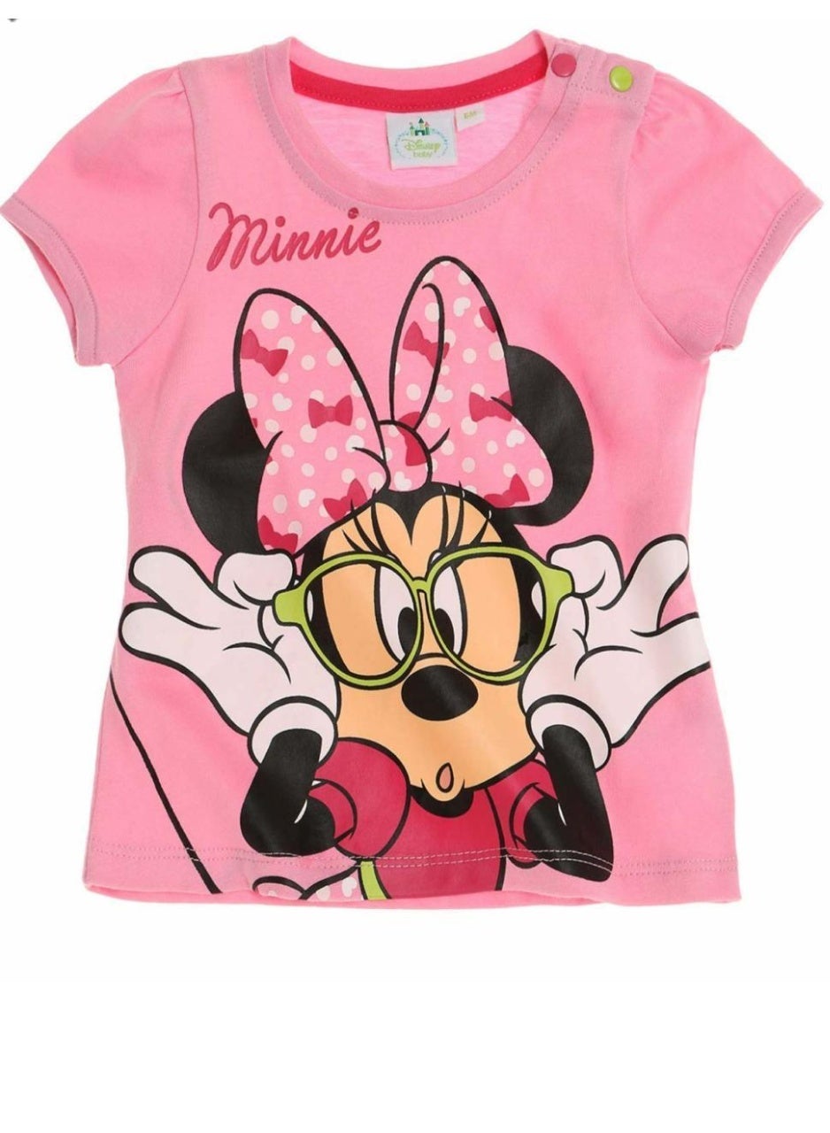 Disney Minnie Mouse baby Girl T-shirt100%cotton