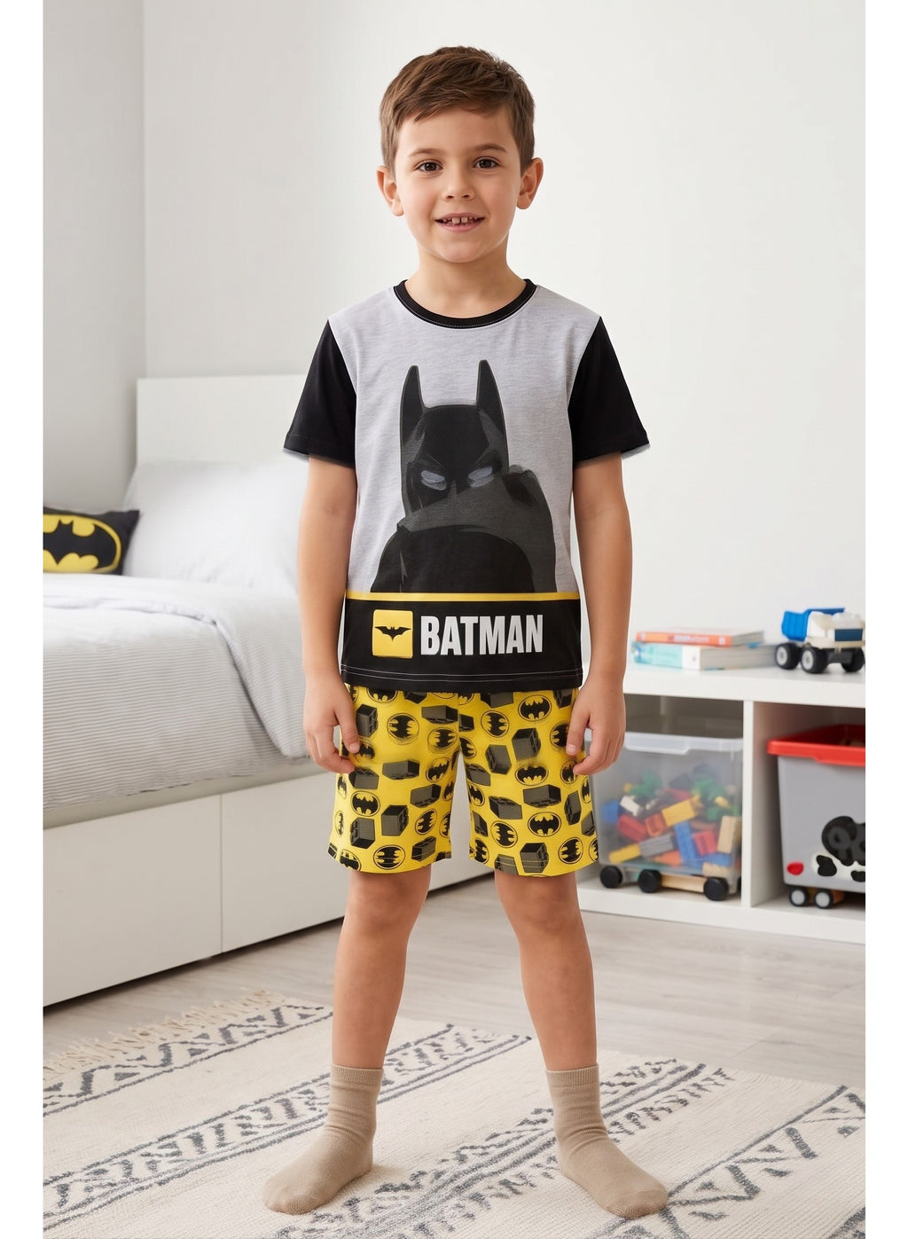 LEGO BatMan boys Pajama set 100% cotton by kids tv