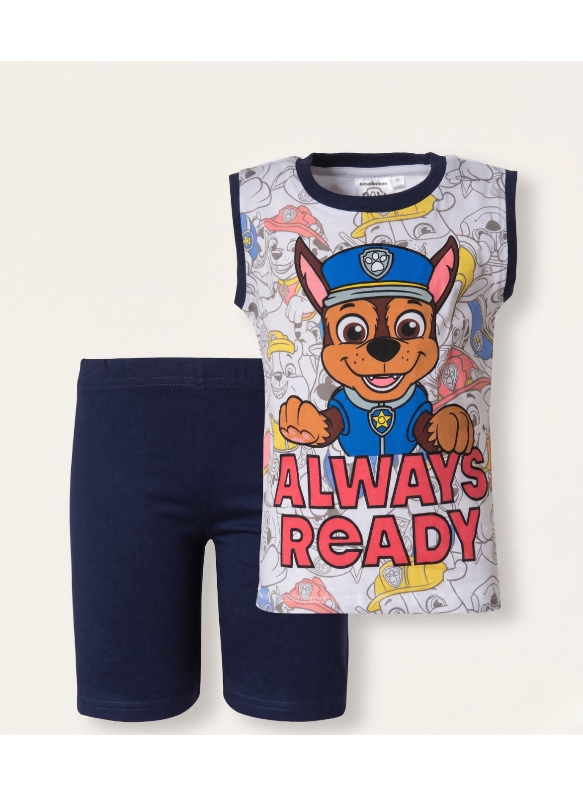 Paw Patrol Nickelodeon Boys Pajamas set 100% cotton by kids tv