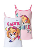 Paw Patrol Vests for Girls Children  Shirt Underwear-2-Pack100%cotton