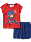 Miraculous Ladybug girls short-sleeve pajama 100% cotton by kids tv