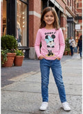 Minnie Mouse girls long sleeve T-shirt 100% Cotton by Kids TV