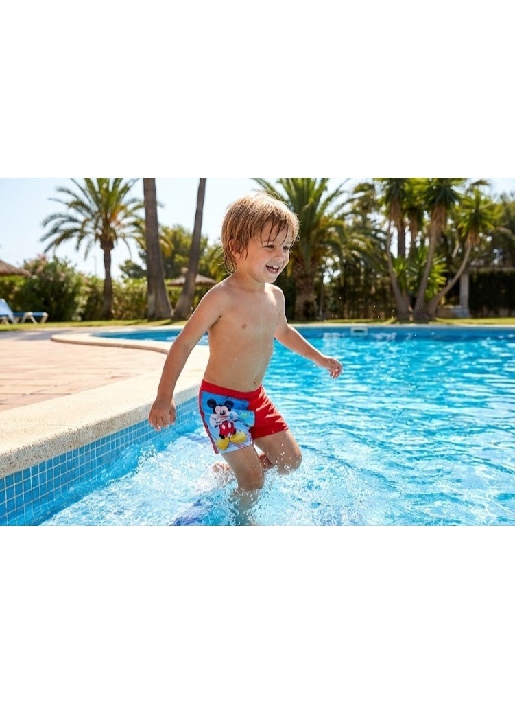 Disney Mickey Mouse Boys Boxer Shorts Swimming Trunks