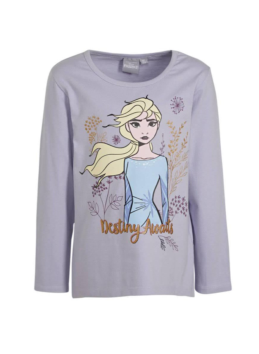Disney FROZEN girl long sleeve t-shirt  by Kids TV100%cotton