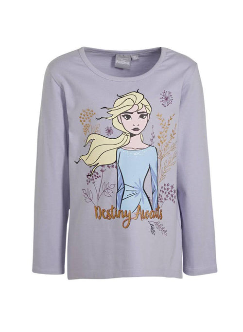 Disney FROZEN girl long sleeve t-shirt  by Kids TV100%cotton