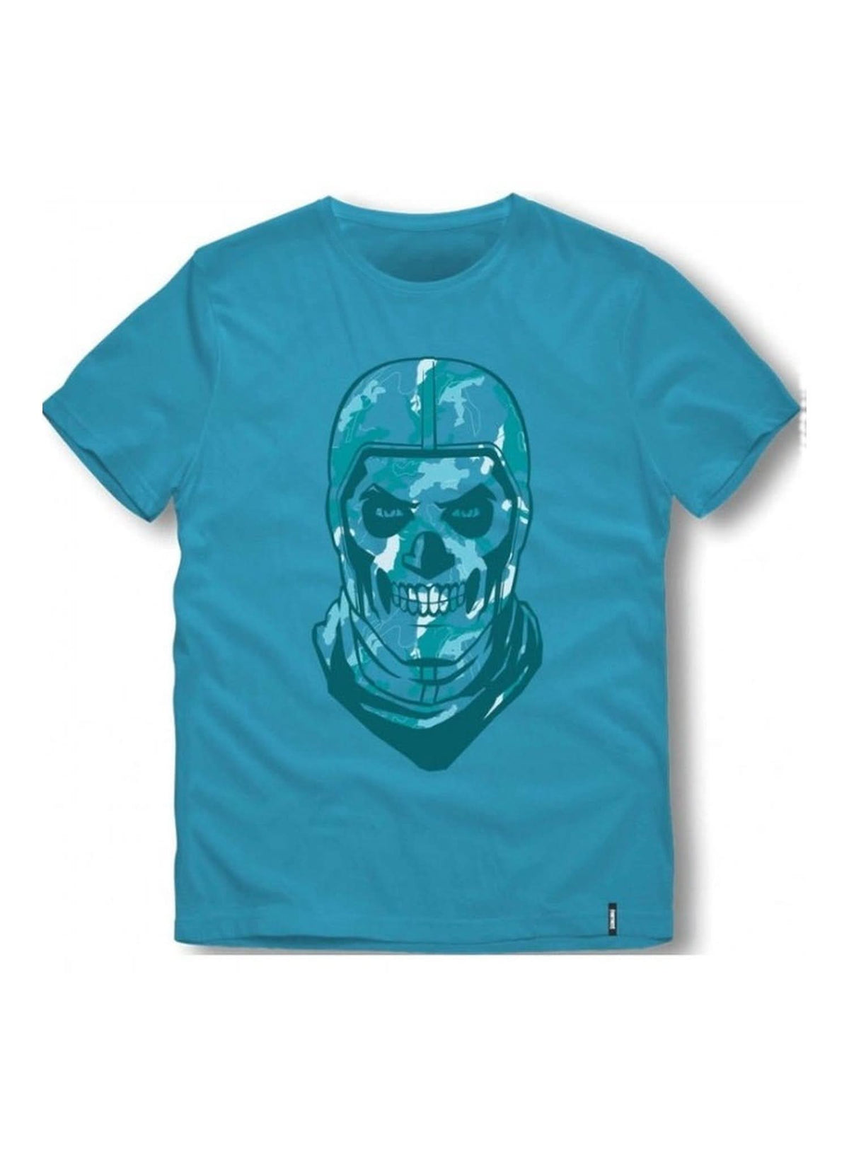 Fortnite Skull Trooper Teal T-Shirt — Boys