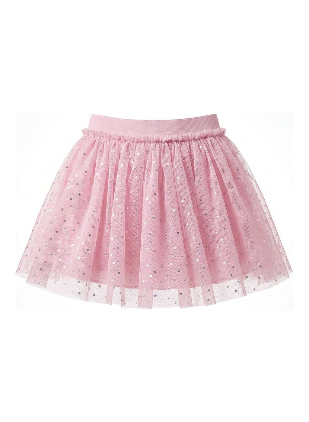 Glitter Tulle Skirt Pink — Girls