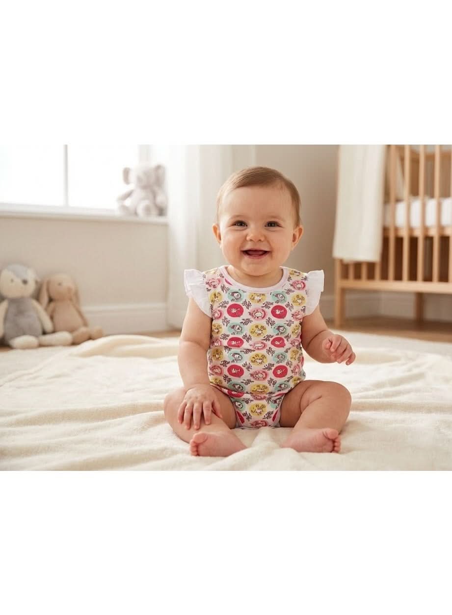 Hello Kitty All-Over Print Bodysuit for Baby Girls - photo 3 - KIDS Tv Egypt