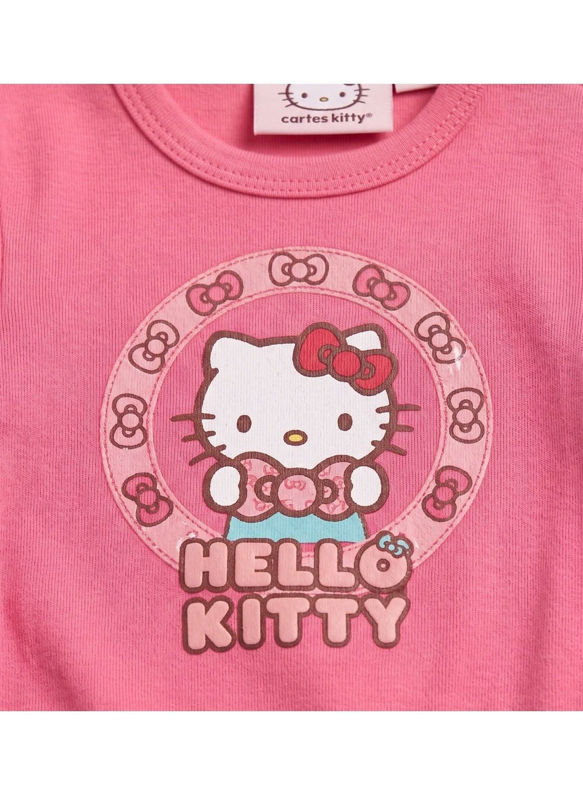 Hello Kitty Pink Long-Sleeve Bodysuit for Baby Girls - photo 2 - KIDS Tv Egypt