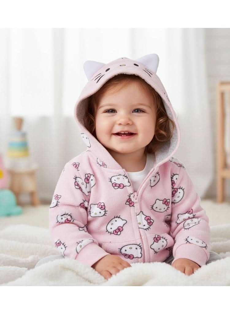 Hello Kitty Sweet Jacket Long Sleeve 100% Cotton - photo 2 - KIDS Tv Egypt