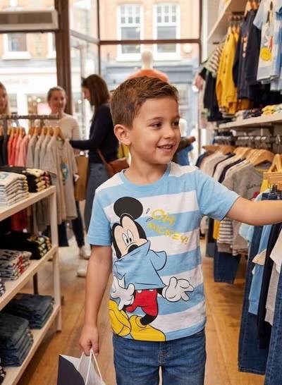 Disney Mickey Mouse Boy T-Shirt by kids tv 100% cotton