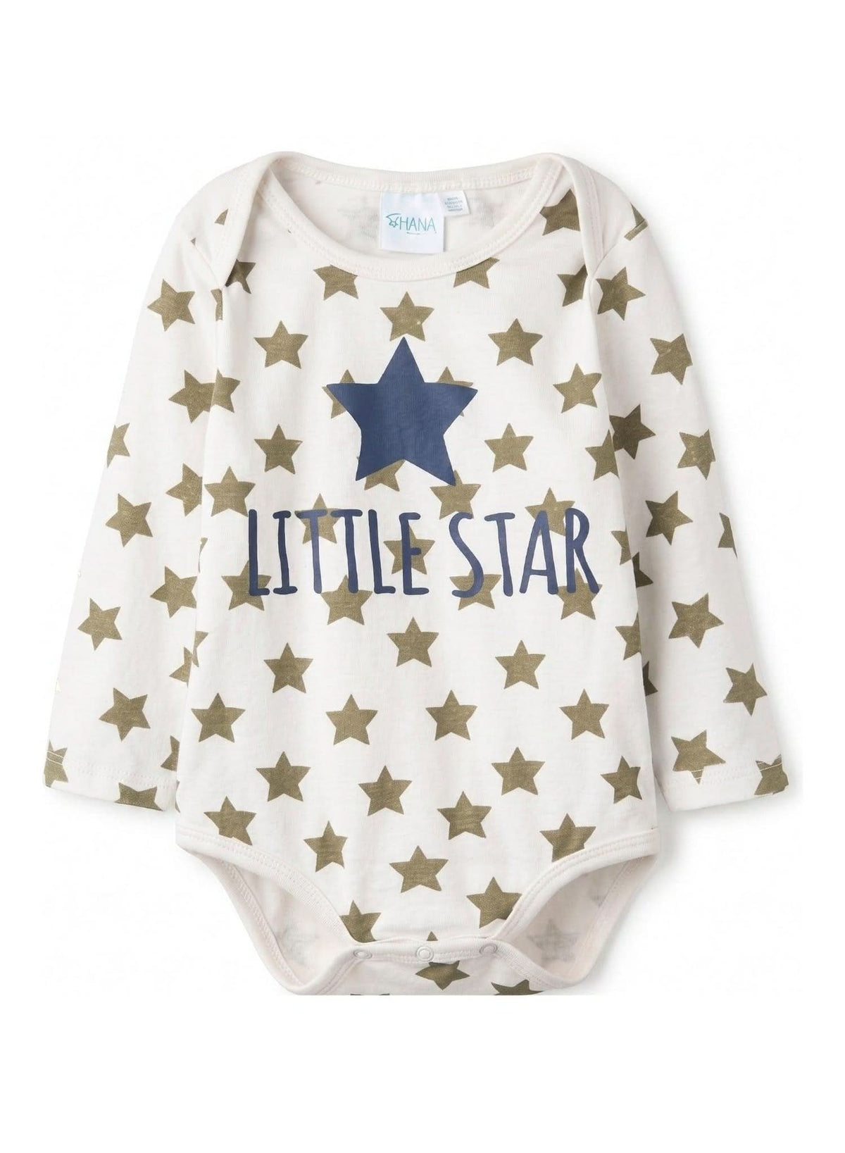 "Little Star" Long-Sleeve Bodysuit — Baby Boys